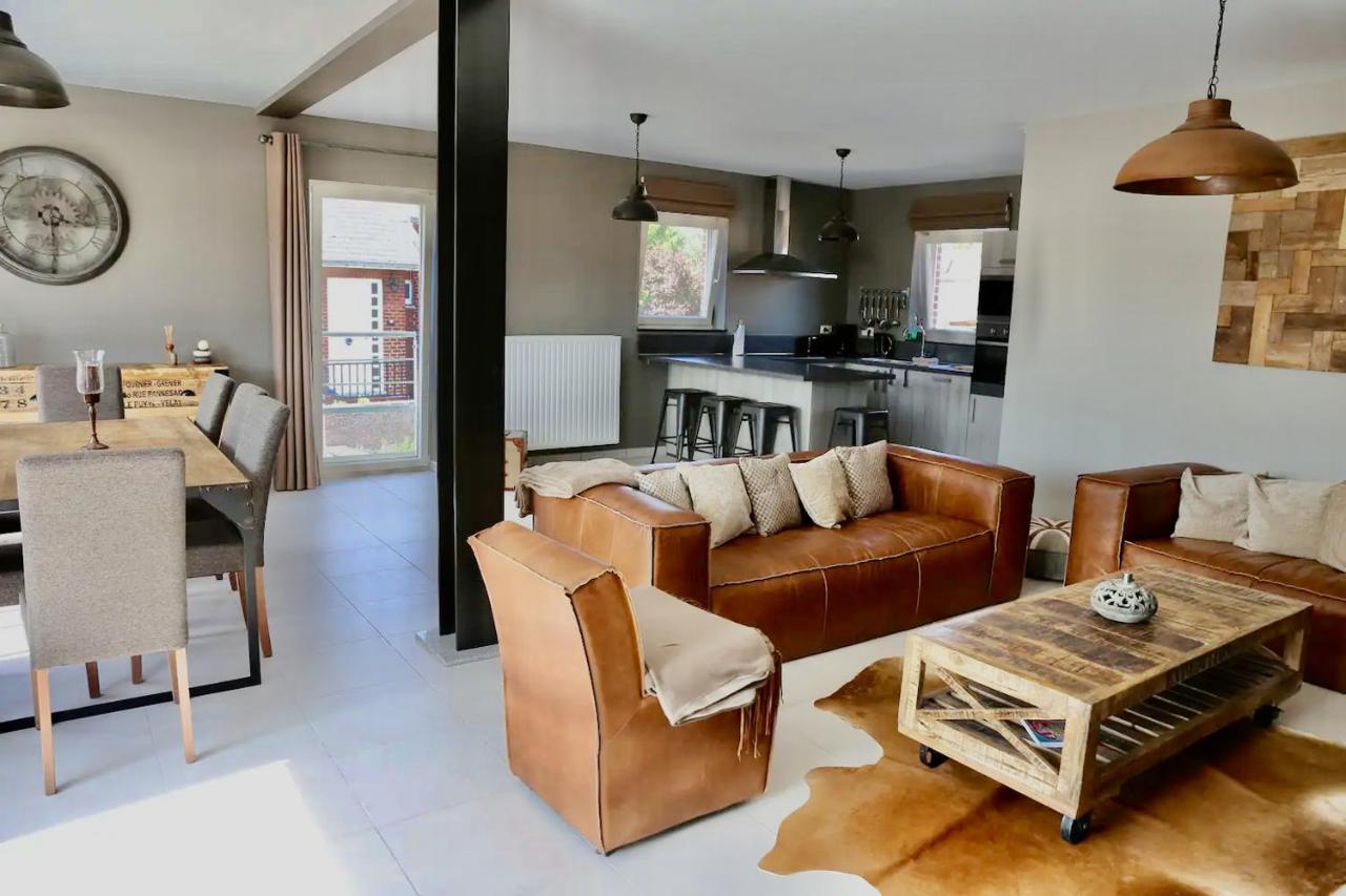 Loft En Duplex Avec Terrasse 3 Chambres Proche Pairi Daiza Монс Екстер'єр фото