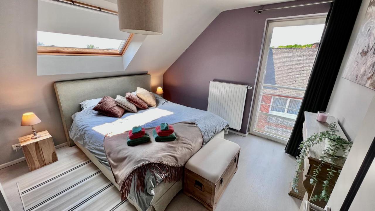 Loft En Duplex Avec Terrasse 3 Chambres Proche Pairi Daiza Монс Екстер'єр фото