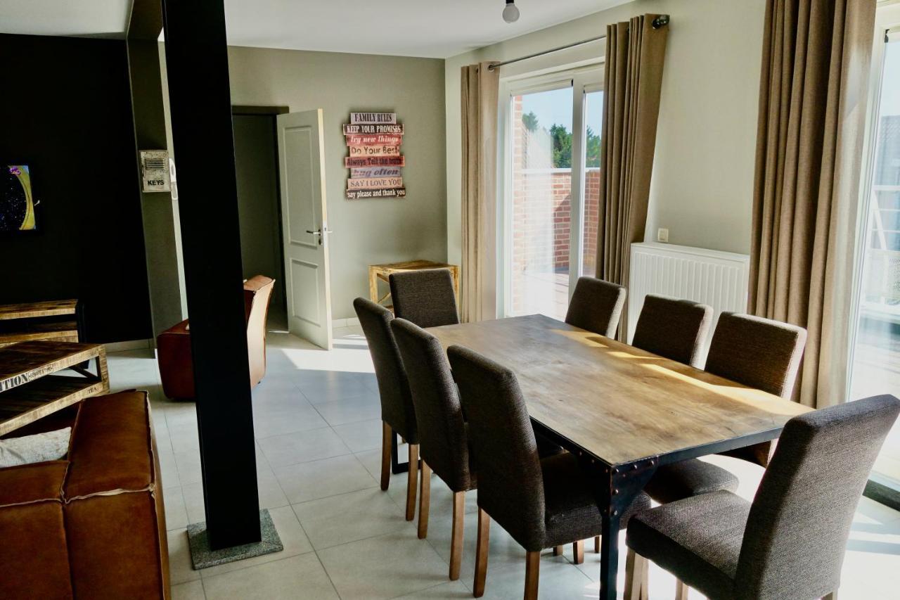 Loft En Duplex Avec Terrasse 3 Chambres Proche Pairi Daiza Монс Екстер'єр фото